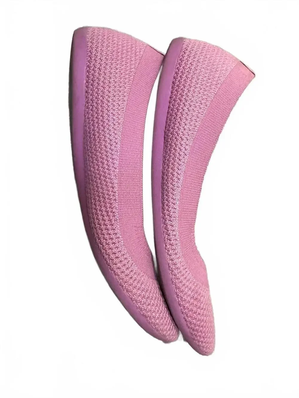 Allbirds Tree Breezers Women's Pink Knit Flats Size 7